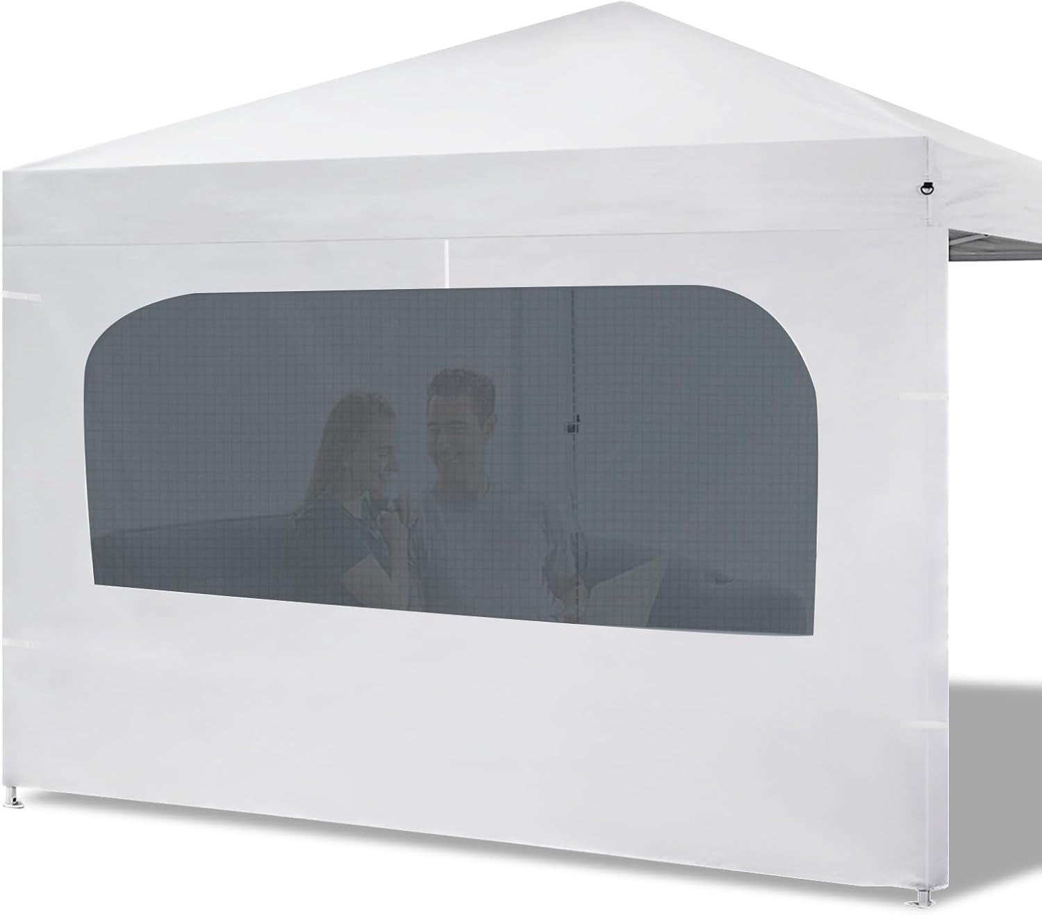 vidaXL Marquee with 6 Side Walls White 6.6'x6.6' - Walmart.com
