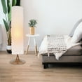 thumbnail image 1 of Raindrops Universal Beige Paper Floor Lamp Shade with Foldable Design for Living Room, 1 of 8