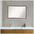 thumbnail image 5 of Amanti Art Florence Grey Beveled Bathroom Wall Mirror, 5 of 10