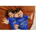 thumbnail image 2 of Old Glory Mermaid Tree Ugly Christmas Sweater Youth Long Sleeve T Shirt, 2 of 6