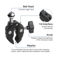 thumbnail image 3 of Mistaha Camera Mounts Clamp Mount Bicycle Handlebar Adapter Mount Aluminum Alloy 1.5kg Load Capacity with, 3 of 8