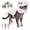 L WhiteA9, variant on 2026 Dog&Cat Halloween Costumes, Novelty Dinosaur Pet Clothing for Festive Decor, Ideal for Halloween Parties Pet Parades Photo Shoots Home Use (S White)