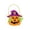 Multicolor B, variant on Gqtwoy Halloween Felts Candy Bucket, Multi Cartoon Design, Handheld Goodie Bag, Reusable Storage Tote for Halloween Parties, Festive Event Accessory