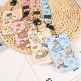 thumbnail image 4 of Shiba Inu Cartoon With keychain Name Tags Plastic Shell With rope Work Card Cover ID Card Sheath Card Holder Badge Holder Bus Card Case 08, 4 of 8