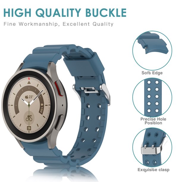 Band Watch correa de reloj de silicona engrosada para Galaxy Watch 6 azul