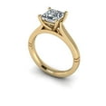 thumbnail image 2 of 2.00 Ct Excellent Princess Shaped Diamond Bridal Rings Solid 14K Yellow Gold, 2 of 6