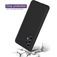 thumbnail image 6 of for Samsung A53 5G Case, Galaxy A53 5G Case Liquid Silicone Case Dual Layer Hybrid Hard PC Soft Silicone Gel Rubber Bumper Slim Shockproof Protective Phone Case for Samsung Galaxy A53 5G, Black, 6 of 11