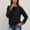 Black, variant on Wensltd Women's Long Sleeve Sweatshirt Casual Loose Tops Fall Women Tees