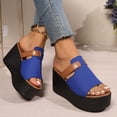 thumbnail image 4 of Extra High Heels Dressy Sandals for Women 2025 Fashion Punk Open Peep Toe Platform Slip-On Slides, 4 of 8