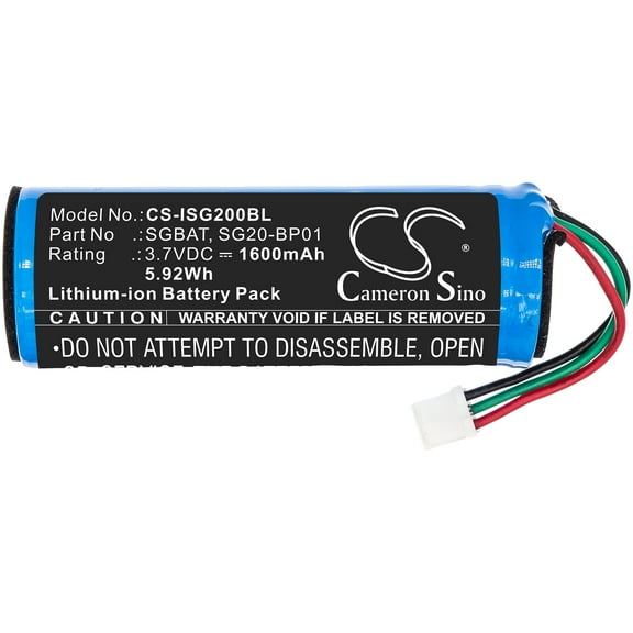 1600mAh Intermec SGBAT SG20-BP01 Battery for SG20B 2DHC SG20B 1D SG20B 2D SG20B1D SG20BHPHC SG20 SG20B SG20B2DHC SG20BHP SG20B2D