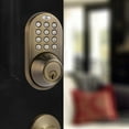 thumbnail image 4 of Keyless Entry Deadbolt Door Lock with Electronic Digital Keypad Antique Brass, 4 of 7