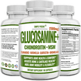 thumbnail image 2 of Glucosamine with Chondroitin, Turmeric, MSM & Boswellia, Supports Joint Health & Discomfort Relief, Assists Bone and Cartilage Health, Supplement for Back, Knees, Hands, 90 Capsules, 2 of 7