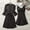 Black, variant on Women Satin Nightgown with Robes Dress Set 2 Piece Lace Nightwear Pajama Nightdress Sleepwear Set S-XL
