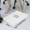 thumbnail image 3 of WHAMVOX Square Footstool Step Stool Child 34.00X25.00X13.00CM White, 3 of 8