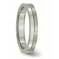 thumbnail image 5 of Titanium 4mm Brushed Polished Band, 5 of 11