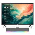 thumbnail image 1 of Combo Pantalla LG 32" HD AI Smart TV webOS + Barra de Sonido, 1 of 5