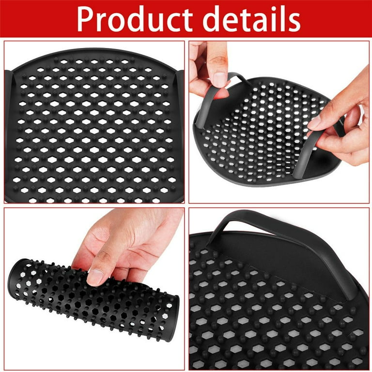 Silicone Air Fryer Liner Non-Stick Steamer Pad Air Fryer Accessory