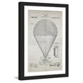 thumbnail image 2 of "Airship 1913 Old Paper" Framed Painting Print, 2 of 4