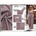 thumbnail image 4 of Cueply Women's Overalls Jumpsuits Casual Loose Adjustable Straps Wide Leg Long Pant with Pockets, 4 of 10