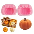 thumbnail image 4 of Redempat 3Pcs Silicone Molds DIY Pumpkin-Shaped Cake Decorating Tools Craft Candy Clay Baking Moulds Party Home Utensils, 4 of 6