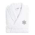 thumbnail image 2 of Authentic Hotel and Spa  Silver Snowflake Terry Cloth Turkish Cotton Bath Robe L/XL, 2 of 2