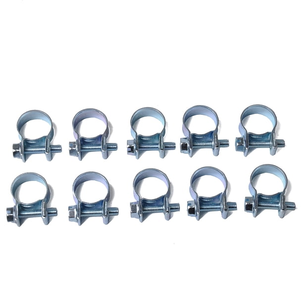 sweethay 10 unids/set Mini abrazaderas de manguera 14-16mm acero inoxidable tubería de combustible abrazadera de manguera Clip de tubo herramientas para Vehículos, repuestos y accesorios Mis sweethay CZ13092-00B