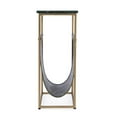thumbnail image 3 of Butler Specialty Company Edie Marble & Leather Magazine Side Table - Green, 3 of 6