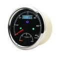 thumbnail image 4 of 85mm GPS Speedometer Odometer GPS Antenna 125 Km/h 200km/h With Tachometer 0-8000 RPM Over Speed Buzzer Alarm 2IN1 Tacho Gauge ,High Precision, 4 of 7
