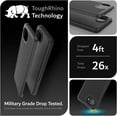 thumbnail image 2 of TUDIA MergeGrip NUU X7 Plus Case Dual Layer Heavy Duty Drop Tested Cover - Black, 2 of 6