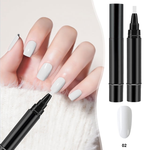 DIY Nail Art Drawing Marker Pen with Soak-Off Gel Polish, Easy Application for Salon-Quality Designs, LED Compatible, 8ml