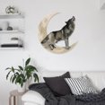 thumbnail image 2 of Escultura de pared de lobo Sunnimix 35x35 cm, 2 of 8
