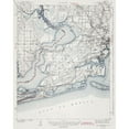thumbnail image 3 of USGS 12x14 Black Modern Framed Museum Art Print Titled - Fort Barrancas Florida Alabama Quad - USGS 1943, 3 of 5