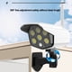 thumbnail image 5 of Luz de jardín LED con energía solar, montaje en pared al aire libre, lámpara impermeable, kit de iluminación con sensor de movimiento de seguridad de camino exterior Eigraketly HA008769-01B, 5 of 6