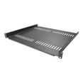 thumbnail image 2 of StarTech.com 1U Vented Server Rack Cabinet Shelf, 16 Po Deep Fixed Cantilever Tray, Rackmount Shelf for 19 Pouces AV/Data/Network Equipment Enclosure w/ Cage Nuts & Screws, 44lbs Weight Capacity 1U (CABSHELF116V) - Étagère de Rack - Noir - 1U - 16 Pouces - pour P/N : CABSHELF116, 2 of 6