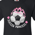 thumbnail image 4 of Inktastic Soccer Princess- Tiara Youth T-Shirt, 4 of 5