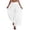 Z32White, variant on Women's Loose Fit Double Layered Side Slit Pants for Dance Training White 3XL