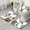 Brown Boho Plant, variant on Black and White Geometric Quatrefoil Pattern Bathroom Rugs Sets 3 Piece,Toilet Cover Set,Absorbent Non Slip Bathroom Mats Sets with U-Shaped Contour Rug Toilet Rug Set