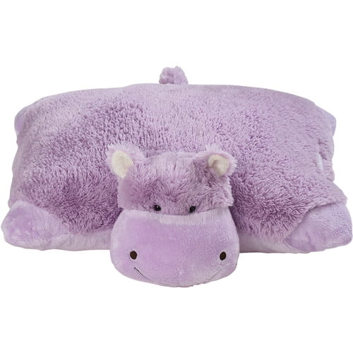 pink hippo pillow pet