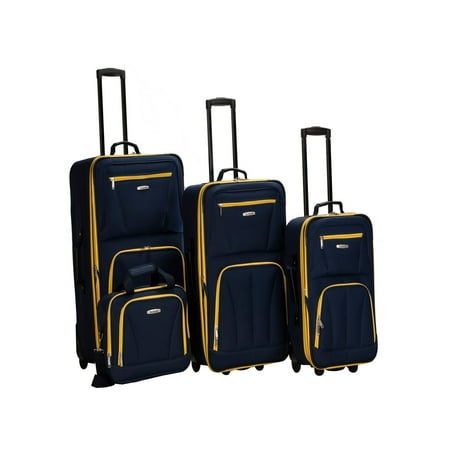 Blue Tile Design - Rockland Journey 4-Piece Luggage Set