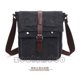 thumbnail image 2 of Hombres hombres bolsa de hombro cámara libro billetera de almacenamiento crossbody pack gran capacidad Camping Flap Messenger bolsa múltiple bolsillos negro pequeño Methold AP004585-10, 2 of 6