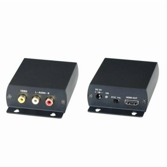 HDMI to Composite Video with Stereo Audio Converter