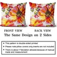 thumbnail image 2 of Boho Red Flowers Throw Pillow Covers 18x18 inch Set of 2 Rug Persian Carpet Double Sided Pattern Cotton Soft Pillow Case Cushion Cover Pillowcase for Couch Sofa Bed Decorative, 2 of 6