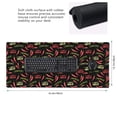 thumbnail image 2 of Hirioo Red Chili for Mouse Pad ,Anti-Slip Base, Durable Stitched Edges, Perfect for Gaming, Office, and Home Use,16x35.5in, 2 of 9