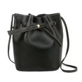 thumbnail image 1 of Women Bucket Bag Solid Color Faux Leather Large Capacity Drawstring Casual Waterproof Ladies Crossbody Bag Purse Daily Life, 1 of 10