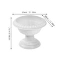 thumbnail image 2 of NIAIZEK 2-Pack White Plastic Garden Urn Flower Pots for Indoor and Outdoor Plants, for Home and Patio, 2 of 8