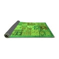 thumbnail image 2 of Ahgly Company Indoor Rectangle Abstract Green Modern Area Rugs, 8' x 10', 2 of 4