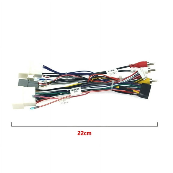 Zyutaosan Car 16Pin Audio Wiring Harness Canbus Box For Mitsubishi Pajero Outlander Aftermarket Stereo Installation Wire Adapter