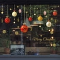thumbnail image 3 of EGNMCR Stickers,Cute Stickers Glass Window Golden Christmas Pendant Colored Ball Sticker Stickers Stickers, 3 of 8