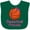 Green, variant on Inktastic Basketball Princess Girls Baby Bib