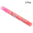 thumbnail image 3 of Uxcell Liquid Chalk Marker Pen Flash Line Drawing Highlighter Pen Pink 3 Pack, 3 of 6
